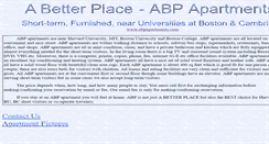 Desktop Screenshot of abpapartments.com