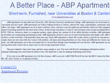 Tablet Screenshot of abpapartments.com